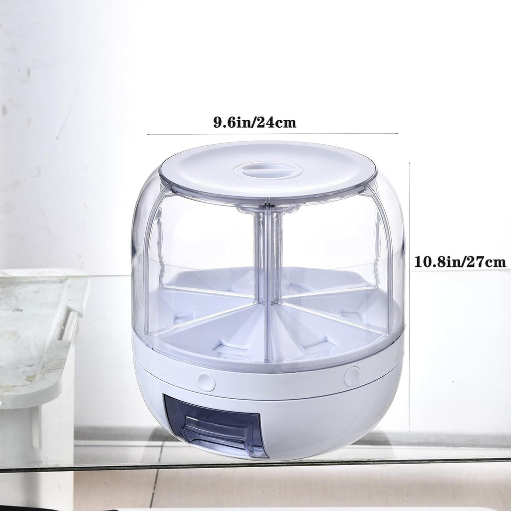 360 Degree Rotating Dry Food Dispenser - Cave