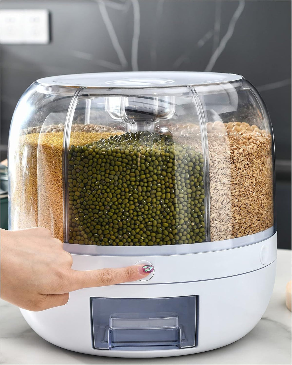 360 Degree Rotating Dry Food Dispenser - Cave