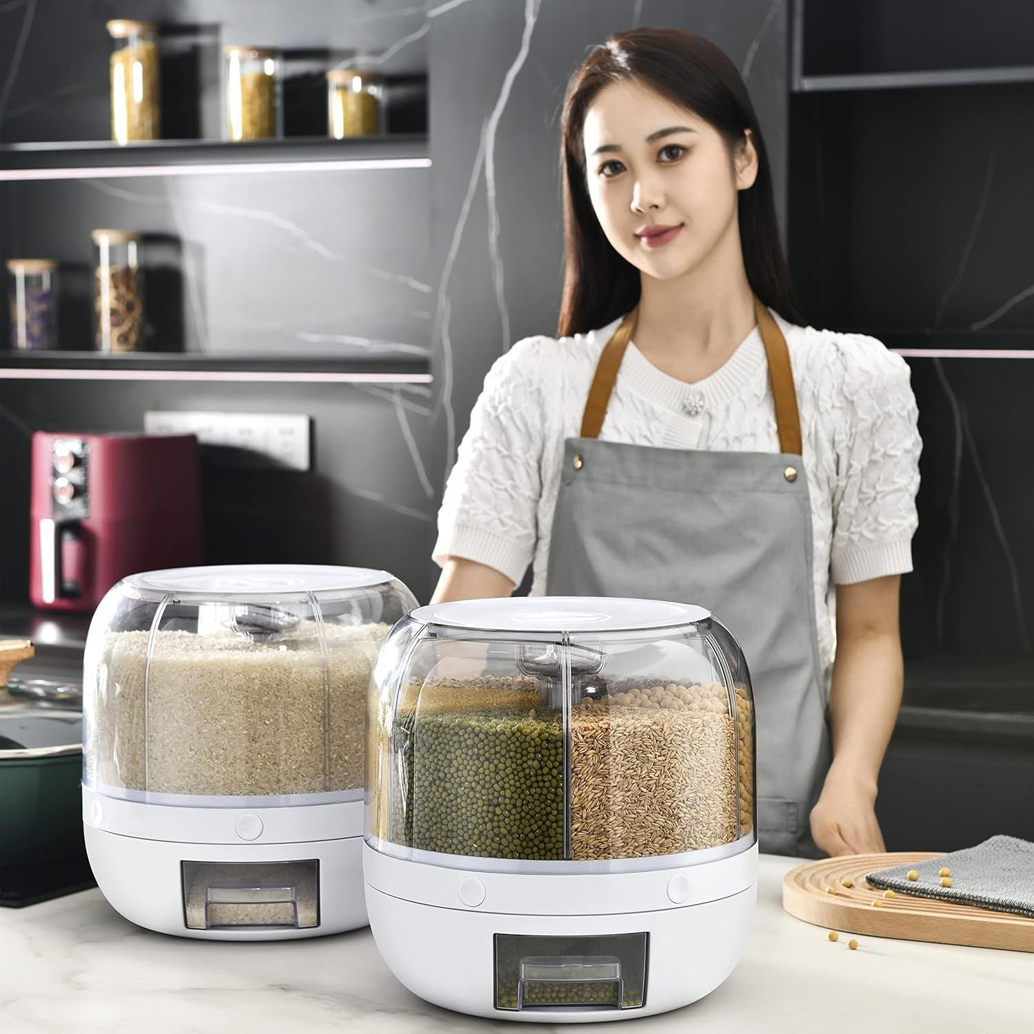 360 Degree Rotating Dry Food Dispenser - Cave