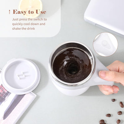 380mL Self Stirring Mug with Lid - Cave