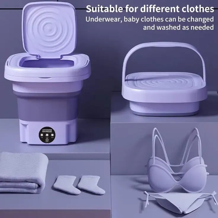 Foldable Mini Laundry Machine